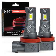 S&D H7 LED Headlight 25000LM 70W H4 H11 LED Light Bulbs Canbus NO Error Mini Turbo Auto Diode Plug & Play Lamp 6500K - White - View 10