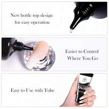 BORN PRETTY Nail Rhinestone Glue Gel For Nails Super Strong Gel Nail Glue For Nail Charm 3D Nails Gems Beads Nail Art Jewels Cured Need Nail Art DIY At Home 30ML{"Color_name":"NailRhinestoneGlueGel"} - 指甲水鑽膠水凝膠 - 查看 6
