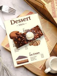 可定制300/500/1000张单页传单，双面印刷，适用于菜单定制、海报定制、商业信息定制、促销海报定制、商业传单定制、咖啡馆菜单定制、餐厅菜单定制。节日祝福 - 彩色 - 查看 8