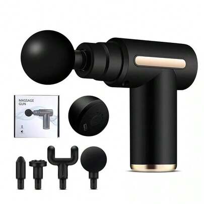 Massageador Elétrico Alta Frequência Profissional Muscular Massagem 4 Em 1