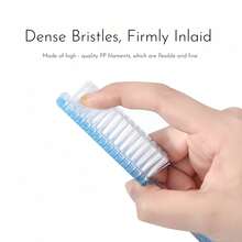 Multipurpose Silicone Nail Cleaning Brush With Dopamine Colorful Powder Handle, Large Transparent Goat Horn Shaped For Women Ladies Manicure Tool - Multicolor - View 5