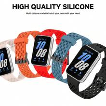Breathable Straps Compatible With Samsung Galaxy FIT 3 Silicone Band Women Men Soft Sport Band Compatible With Samsung Smartwatch FIT3 Wriatband - For Galaxy Fit 3 - View 4