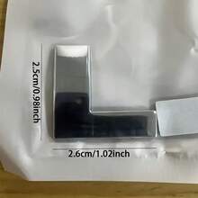 Car English Letter Metal Car Logo Trunk Sticker Number Plate Car Tail Decoration Car Body Sticker Modified Engine Capacity Label - Silver - View 21