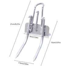 YUNRUX Tree Climbing Hooks, Tree Climbing Tools, 45# Steel Tree Climbing Hooks - Multicolor - View 2