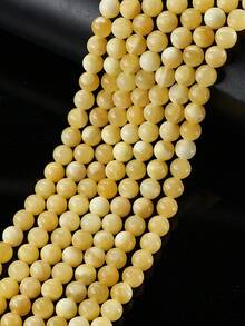 1 Chuỗi hạt đá Garnet chất lượng cao, bề mặt nhẵn bóng, hình tròn, màu đỏ sẫm, dạng hạt rời, dùng làm vật trang sức, vòng tay, dây chuyền, kích thước 6mm 8mm. - đỏ sẫm - Xem 8