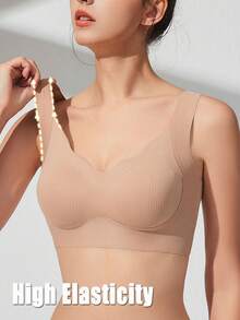 Women's Seamless Push Up Bra Wireless Casual Comfortable Bralette