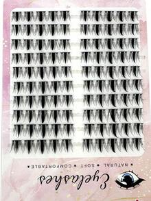 !! !10Rows Cosplay DIY Natural Clusters Eyelash, False Individual Eyelashes, Soft Eyelashes Bunches, Manga Lashes Thick For Makeup Lash Clusters, Eyelash Clusters, Individual Eyelashes, Lashes, Fake Lashes.Random Style Delivery.