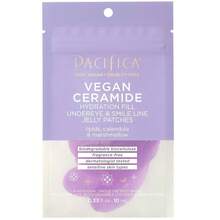 Undereye Vegan Ceramide Hydrating Eye Patches - Under Eye Smile Line Masks Fine Lines Puffiness, Barrier Repair Sensitive Skin, Fragrance - Vegan Clean - Under Eye & Smile Line Patches - View 1