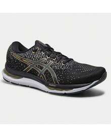 Tênis Asics Gel-Hypersonic 4 Masculino - Preto e Dourado - Preto - Visão 1