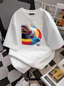 180g pure Cotton Rock Classic Band T Shirt Its Over ELO Electric Light Orchestra Out of the Blue Breathable Comfortable Stretched female fashion Women Top Graphic Tees Slightly Casual designer clothes Top For Everyday Wear streetwear Stylish Soft graphic Summer - Blanco - Ver 2