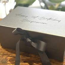 1pc Customized Gift Box With Bow Design, Personalized Packaging, Magnetic Gift Box, Bridesmaid Proposal, Graduation Gift, Anniversary Gift, Quiet Luxury - Multicolor - View 5