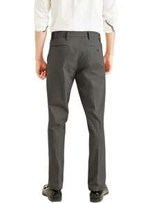 Mens Khaki Flex Work Pants - Storm Grey - View 2