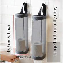 1 件粉色/米色门上悬挂式储物网袋，用于收纳袜子、内衣、胸罩、杂物，单/双隔层，卧室储物