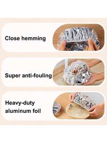 20/10/5/1个可重复使用铝箔盖，桌面食物保温器，食物储存袋，食物保鲜袋，厨房收纳，家用塑料包装，接触式，剩菜储存，厨房食物保温保鲜器，适用于碗碟，保持食物温暖、新鲜、防尘，食品保鲜设备 - 彩色 - 查看 6