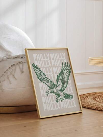 1 Piece Eagle Painting Posters Birds Art Printing Philly Wall Arts Wall Pictures Vintage Wall Prints Animals Wall Artwork Living Room Wall Decor Dorm Decoration Stuff No Frame