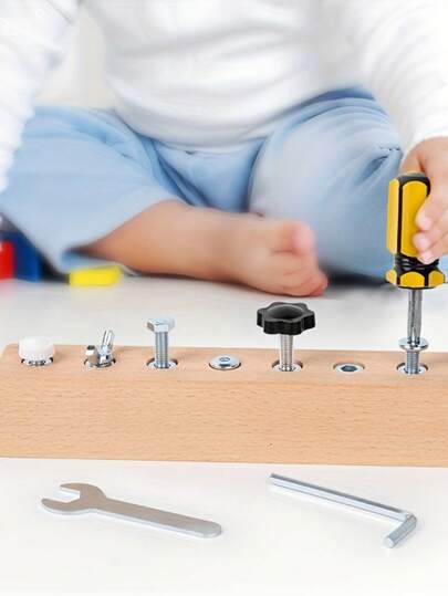 Children's Screw And Nut Matching Tools, 8 Types Of Hand-Eye Coordination Training Toys, Birthday Gift