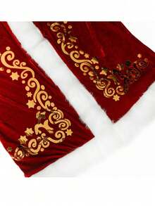 10pcs Adult Santa Claus Costume Set For Christmas Cosplay - Red - View 6