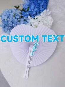 10/20支装个性化定制白色婚礼心形纸扇，适合作为派对纪念品、订婚、年轻人洗礼等场合的宾客礼物，风格包括乡村、复古、简约、时尚、休闲等。可定制、个性化、独特，是送给家人、朋友、年轻人毕业、婚礼的理想礼物。多功能、可调节、装饰性强、可重复使用、精致、可爱、高品质、现代、色彩缤纷、舒适、时尚、定制、个性化、独特，可用于家居装饰、定制婚礼工艺品，营造温馨氛围，适合秋季家居装饰，增添家庭和谐之美。
