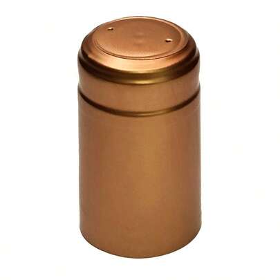 1 X Bronze PVC Shrink Capsules - 30 Per Bag