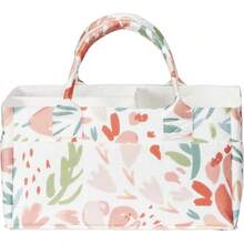 Organizador de almacenamiento de fieltro - Floral pictórico - Ver 2
