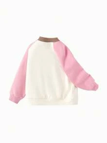 Balabala Mädchen Raglan Ärmel Sweatshirt Kleinkind Herbst Winter weich, süß & stylisch