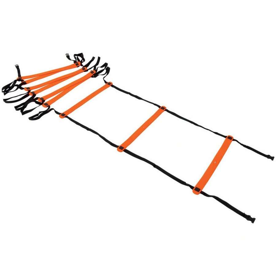 Precision Neo Agility Ladder (Black/Orange) - 100% Mixed - (RD240) - Black - View 1