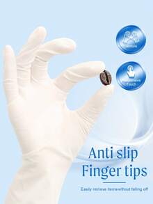 20/50/100pcs Disposable Nitrile Gloves, Resistant To Paint And Grease, Durable And Tear-Resistant, Suitable For Kitchen, Crafts, Personal Protection, Recommended For Household Use