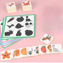 Christmas Decoration Shadow Matching Early Education Puzzle, Suitable For Kindergarten Boys And Girls, Preschool And Montessori Activity Material For Ages 3-6School, Student,Stationery,School Supplies - Find the Shadow Game - View 10