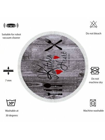 Pearl Digital Non Slip Printed Turkish Vloerkleed AL4030 Zachte Touch, Washable Tapijt Felt Backing Moderne ative Vloer Mat, Living Room, Bedroom, Bathroom, Hallway Or Entryway Available In Many Sizes Quick Drying, Highly Absorbent, Soft, Com Tafel Both Indoor Outdoor view 5