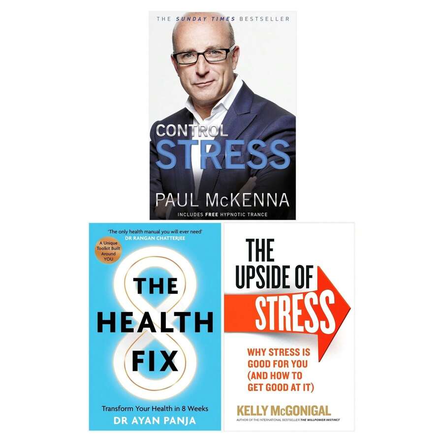The Health Fix, Control Stress, The Upside Of Stress 3 Books Collection Set - Single Book - View 1