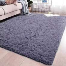 Soft Shaggy Rug For Bedroom Living Room 1.40m X 2.00m - Grey - View 4