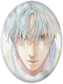 Sakamoto Daily Original Painting Series Tinplate Badge Mirror Keychain Accessories Pendant Set