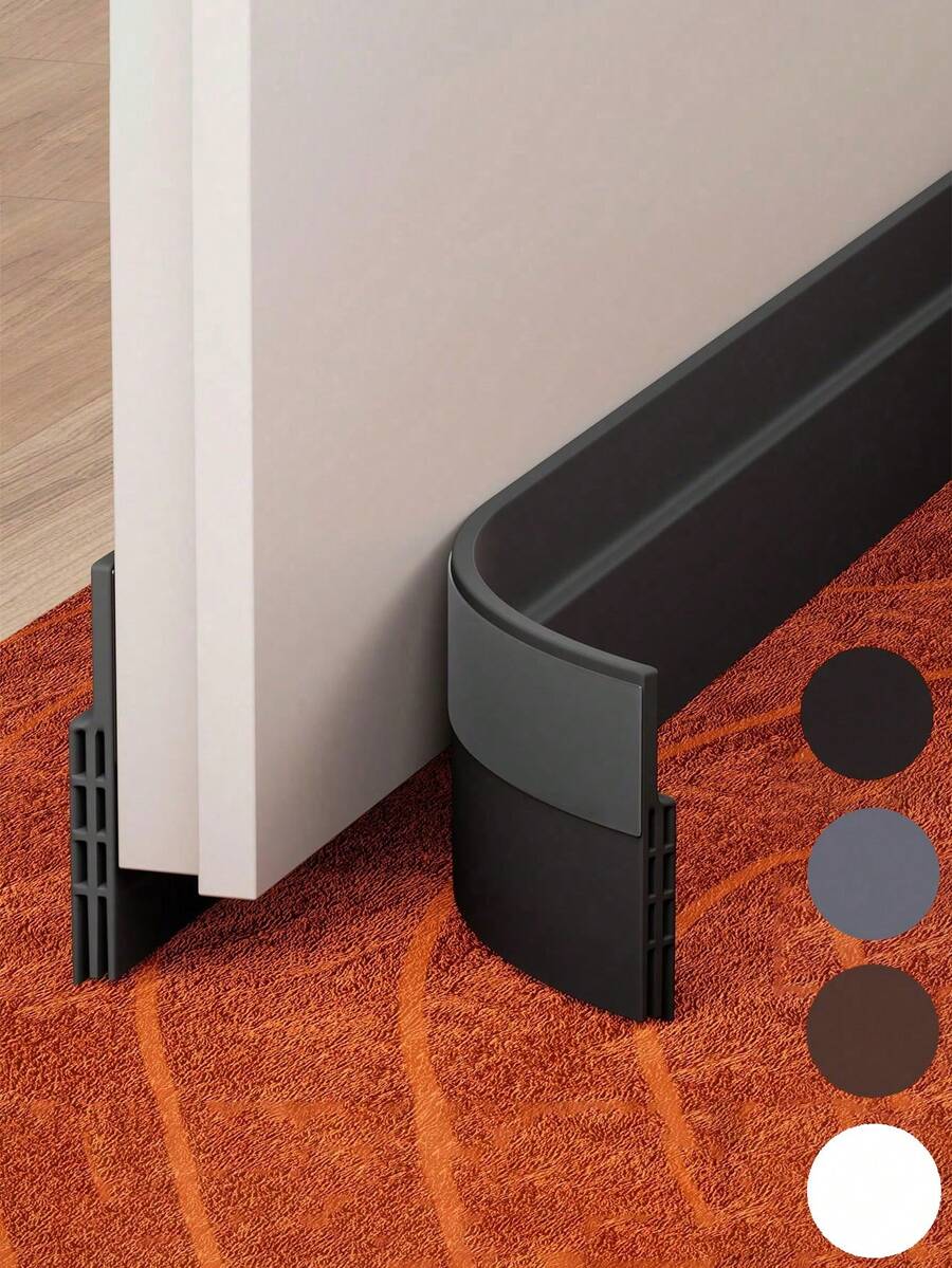 1 Piece Under Door Draft Guard - Under Door Premium Door Sweep/Weather Strip Door Seal Bedroom Door Seam Wind Guard Warmth And Insect Resistant Soundproof Seal (Save Energy - Quick And Easy Installation) Door Strips Ideal For Keeping The Cold Out - Multicolor - View 1