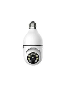 Light Bulb Surveillance Camera Wireless Outdoor Indoor 2.4G&5G WiFi Surveillance Cameras For 360° Panoramic Camera Motion Detection And Alarm Two-Way Audio Based E27 Light Bulb Socket - 彩色 - 查看 10