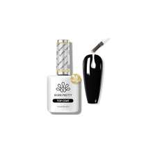Gel Nail Polish No Wipe Top Coat-15ml Clear Nail Polish Shiny Long Lasting Top Gel For Clear Nail Gel And Acrylic Nails, For Home DIY And Nail Salon{"Color_name":"ClearGelTopCoat"} - 透明凝膠面漆 - 查看 1
