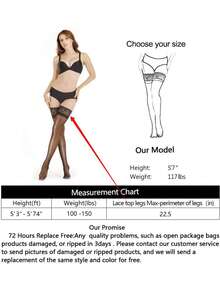 4 Pairs Of Sexy Women's Horse Oil Socks, Shiny Over-The-Knee Socks, Lace Silicone Anti-Slip Silk Socks, Transparent Sexy Over-The-Knee Socks. - 彩色 - 查看 7