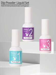 Gel Top Coat Base Coat Gel Set, French Nail Art Pro Collection System For Starter Manicure Salon DIY At Home,Long-Lasting,Suitable For Nail Art Starter Manicure Salon Home DIY For Girls Women. - Multicolor - View 5