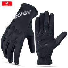 ALPINES FOX Winter Motorcycle Gloves Lightweight TouchScreen Waterproof Windproof Motorcross Soft Shell Protective Gloves For Outdoor Cycling