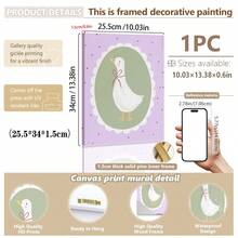 1 画框艺术/帆布墙画、儿童房墙面画廊、墙面装饰套装、儿童房装饰、儿童房艺术品、女孩艺术品、小女孩艺术品、儿童房装饰、画框墙面艺术、客厅绘画、房间装饰、家居装饰、墙面装饰、浴室装饰 - 彩色 - 查看 42