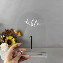 Numere de masă acrilice 1-30 în formă de arc, culoare aurie, decor de masă centrală pentru recepție de nuntă de lux