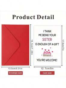 Greeting Cards/Sent To Friends,Good Girlfriends, Good Sisters /I KNOW YOU'RE FINE TOTALLY FINE ABSOLUTELY FINE YOU'RE A LITTLE BUT JUST IN CASE/Funny Cards/Thick Paper + Envelope,Christmas