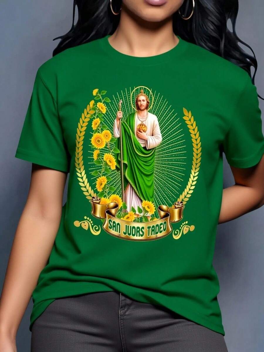 Women T-Shirts - 綠色 - 查看 1