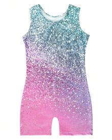 MENKEY Gymnastics Leotard - Various Styles - Children's One-Piece Style - Professional Tight-Fitting Suit - Bicycle Tight Suit - Suitable For Children's Clothing - Girl's Halloween - Chuyển màu xanh lam, xanh lá cây và hồng - Xem 7