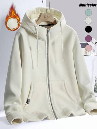 2025新款加厚抓绒外套，女士春、秋、冬季热销产品，抓绒内里保暖，适合滑雪及其他运动穿着。