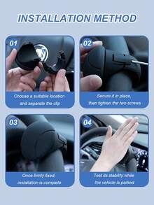 符合人体工程学的方向盘旋转旋钮，滚珠轴承驱动，单手即可轻松顺畅地转向，减少转向所需力度，通用型，适用于轿车、卡车、SUV 等多种车型。 - 均碼 - 查看 9