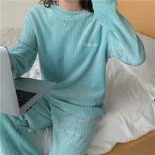 Tween Girls T-Shirt Co-Ords - Mint Green - View 4
