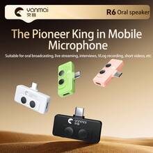 Wireless Lavalier Microphone With Intelligent Noise Reduction And Omnidirectional Pickup, Portable Clip-On Mic For Android Smartphones/Tablets, Suitable For Streaming, Vlogging, Video Conferencing - Compatible With Smartphones And Tablets, No External Power Required