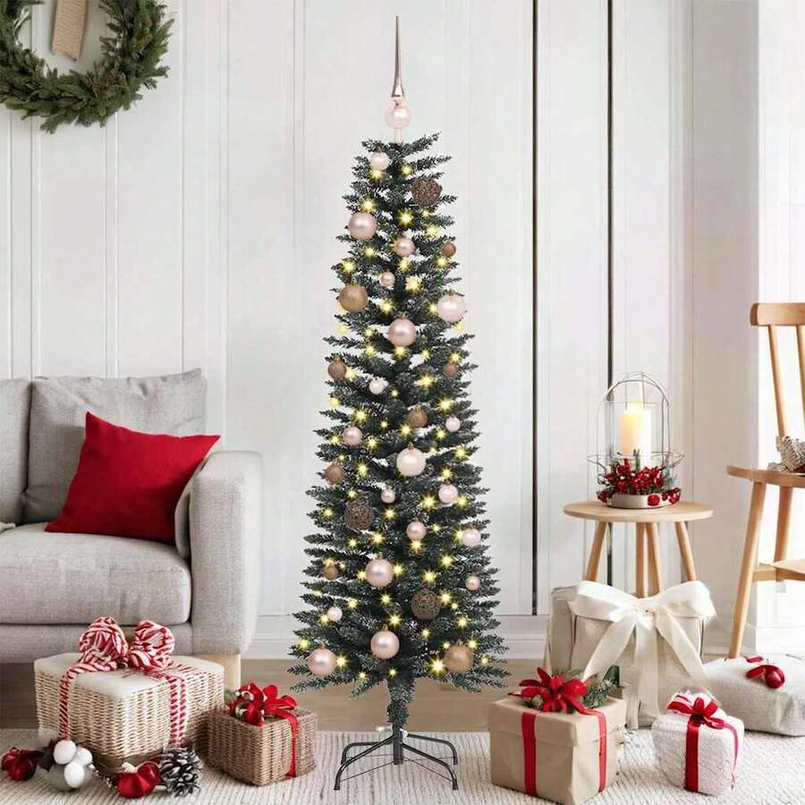 vidaXL KünstlicherWeihnachtsbaum mit Ständer Grün 150 cm PVC