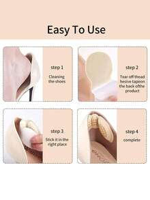 Heel Pads For Shoes, That Are Too Big Heel Grips For Women Shoes(4Pairs), Heel Inserts For Shoes Anti-Slip Heel Grips Liner Cushions Inserts For Women Men Shoe Heel Inserts Prevent Rubbing Blisters