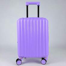 ANAC Standard Travel Carry-On Suitcase 10kg ABS Resistant | Double 360° Wheels Built-In Padlock USB Input Expandable Zipper Anti-Theft - 紫色 - 查看 6
